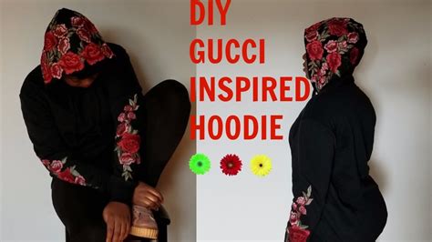 diy gucci hoodie